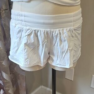 lululemon athletica White Athletic Shorts